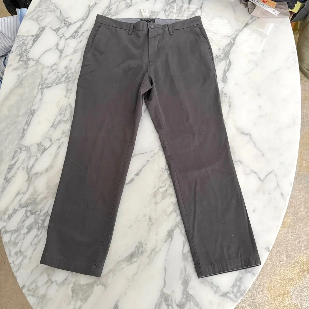 Banana Republic Men's Casual 100% Cotton Black Pants,‎ Size 36